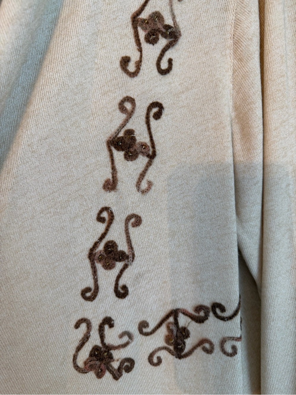 New‼️ Young Threads 🐴 Embroidered Boho Draped Cardigan NWT M Western Festival - Picture 10 of 12